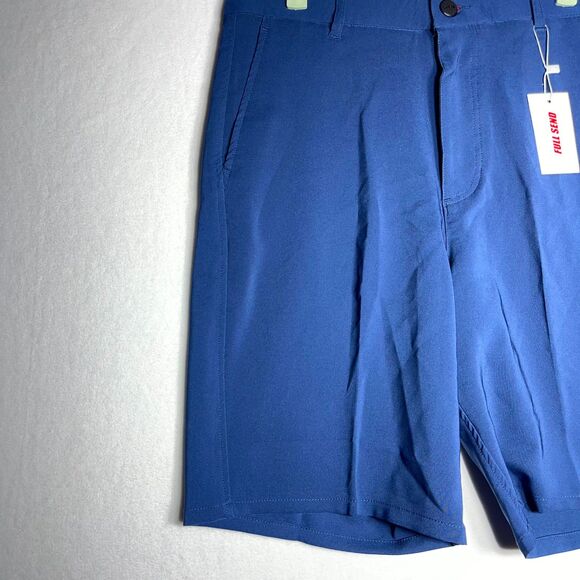 Full Send NelkBoys Performance Golf Shorts Dark Blue Mens Size Medium NEW - Picture 8 of 12